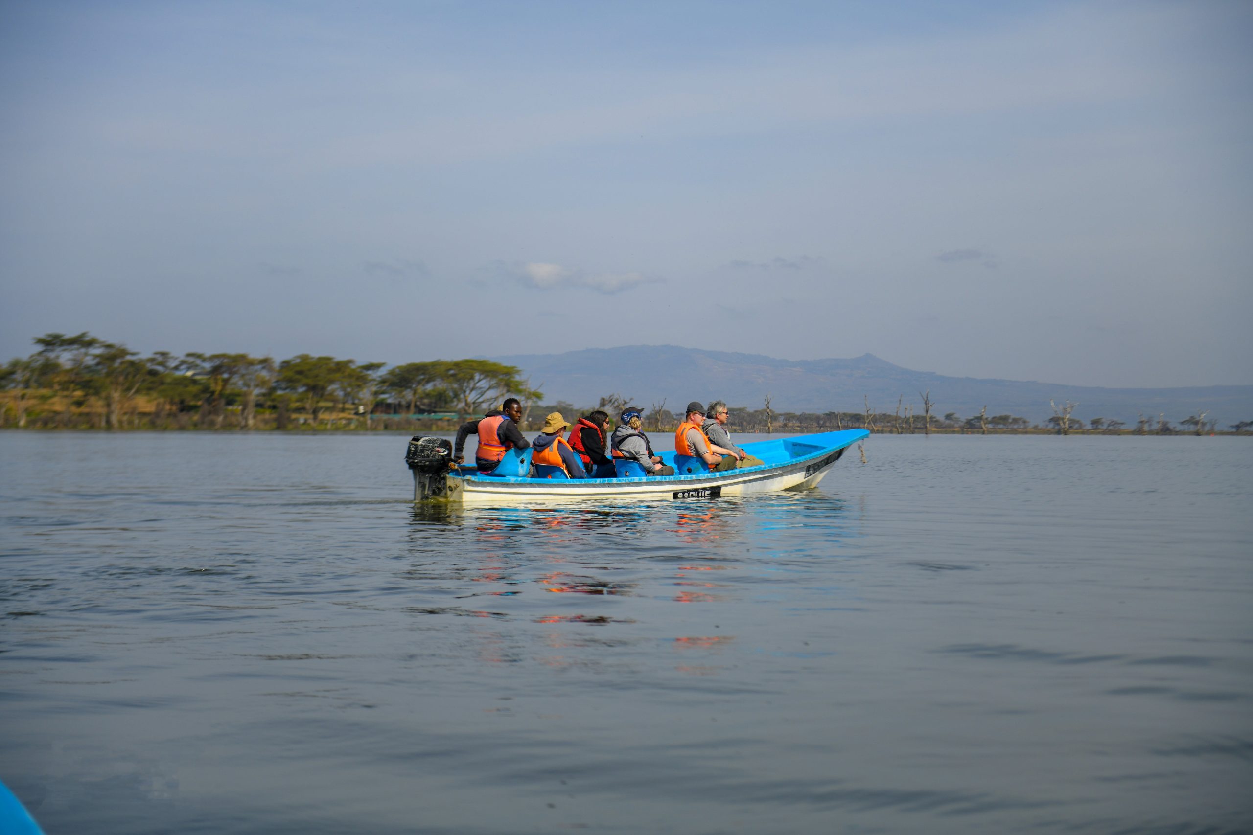 Boat safari excursion on Lake Naivasha
