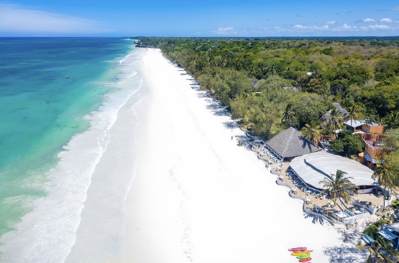 Diani Beach on Kenya's Indian Ocean coast